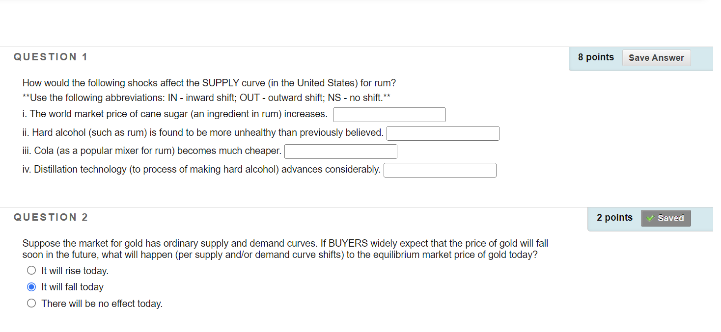 Solved QUESTION 1 8 points Save Answer How would the | Chegg.com
