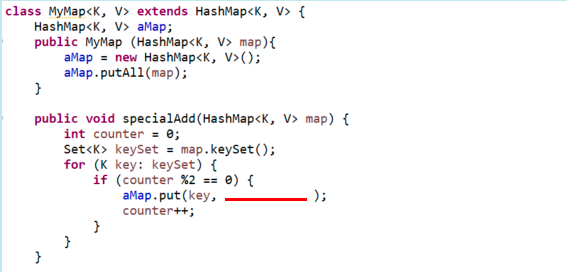 Solved A class called MyMap is defined to be a kind of a | Chegg.com