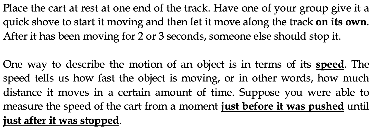 Solved Place the cart at rest at one end of the track. Have | Chegg.com