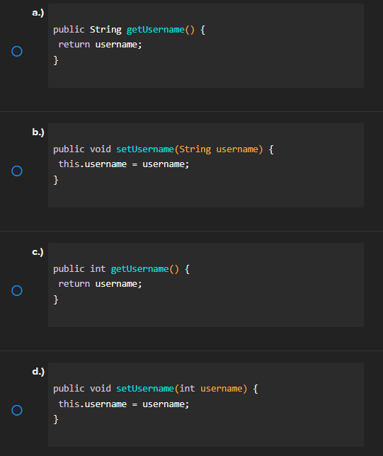 Solved Which of the following methods can be added to the | Chegg.com