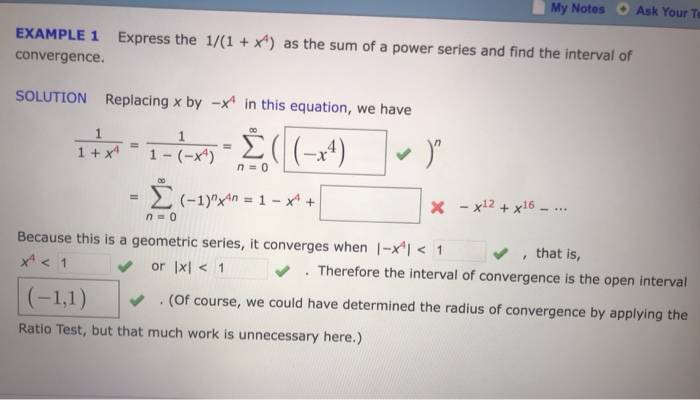 Solved My Notes Ask Your Te Express The X As The Sum Chegg Com