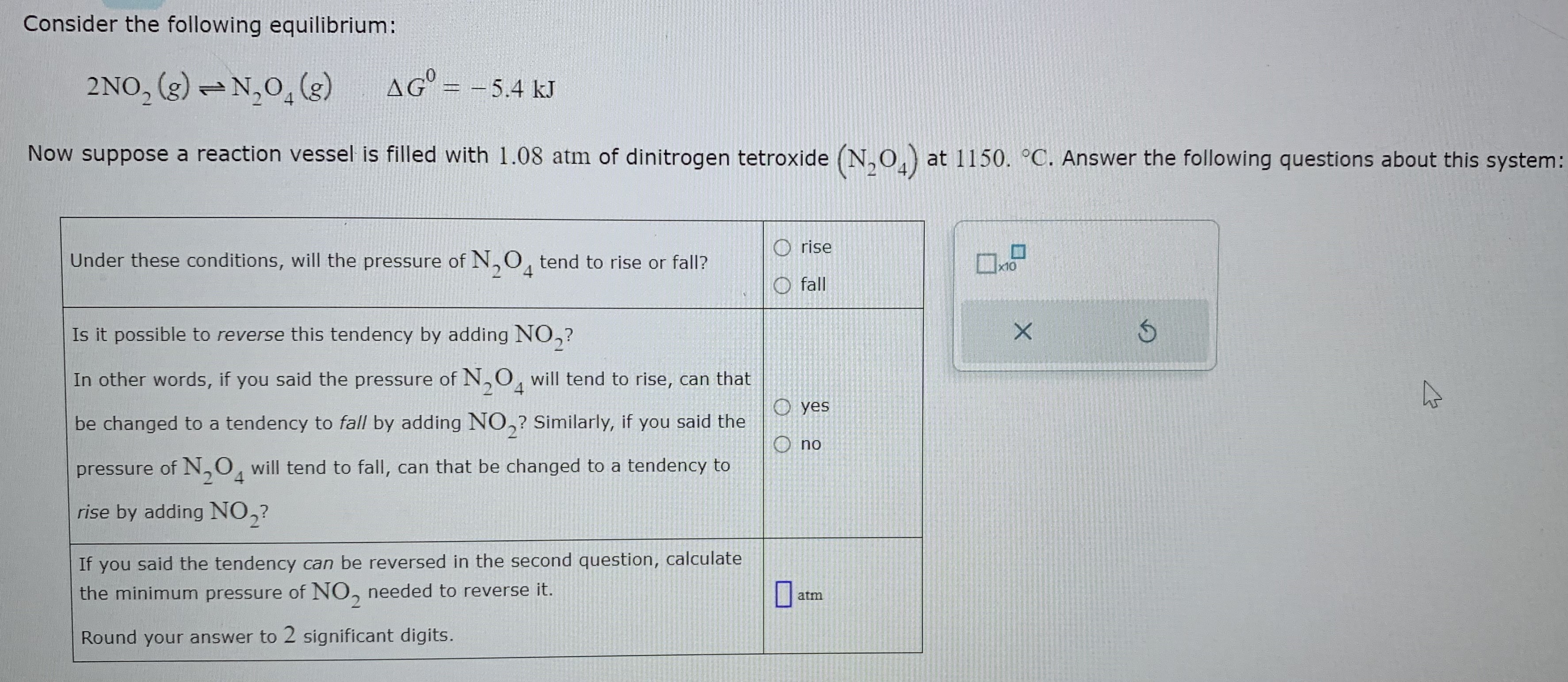 Solved Consider The Following Equilibrium: | Chegg.com