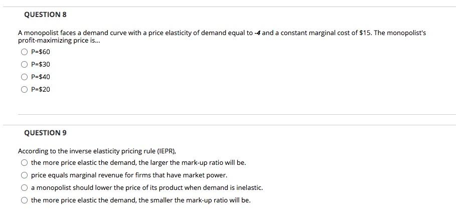 Solved QUESTION 6 in the short run. If there is a decrease | Chegg.com