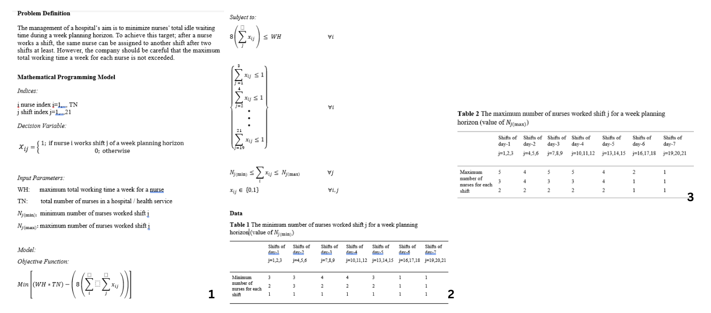 Solved We're looking for a mathematical model code for our | Chegg.com