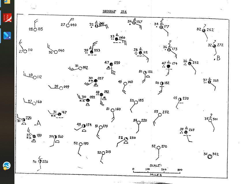 Solved Draw and label isobars at 4mb intervals (e.g. 1004mb