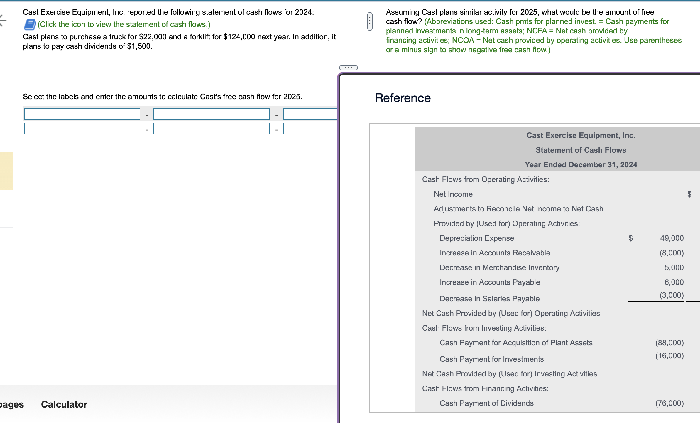 Cast Exercise Equipment, Inc. reported the following