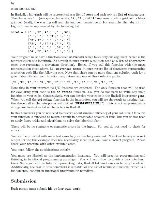 Solved In this assignment, you are going to write a Haskell | Chegg.com