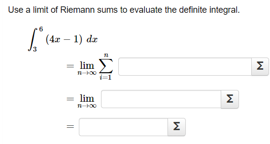 Solved Use A Limit Of Riemann Sums To Evaluate The Definite | Chegg.com