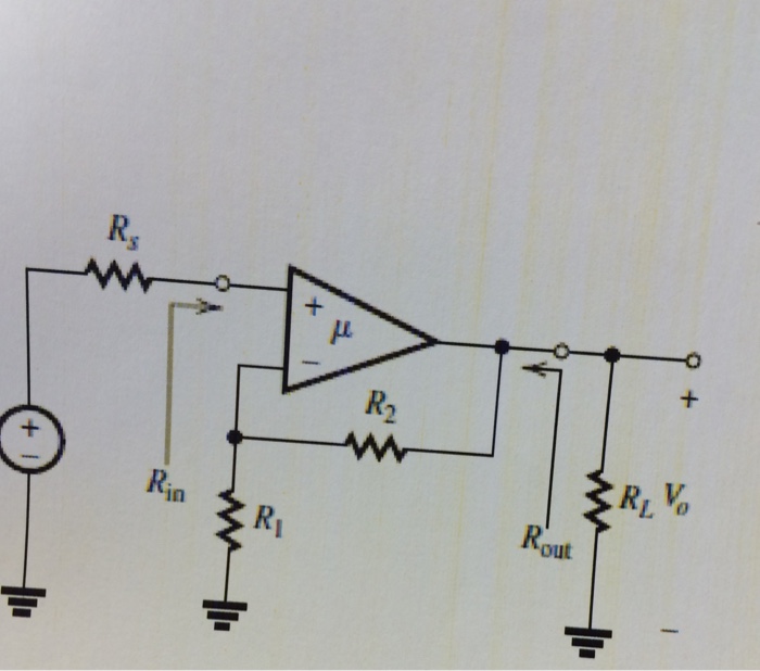 3. The series-shunt feedback amplifier shown in the | Chegg.com