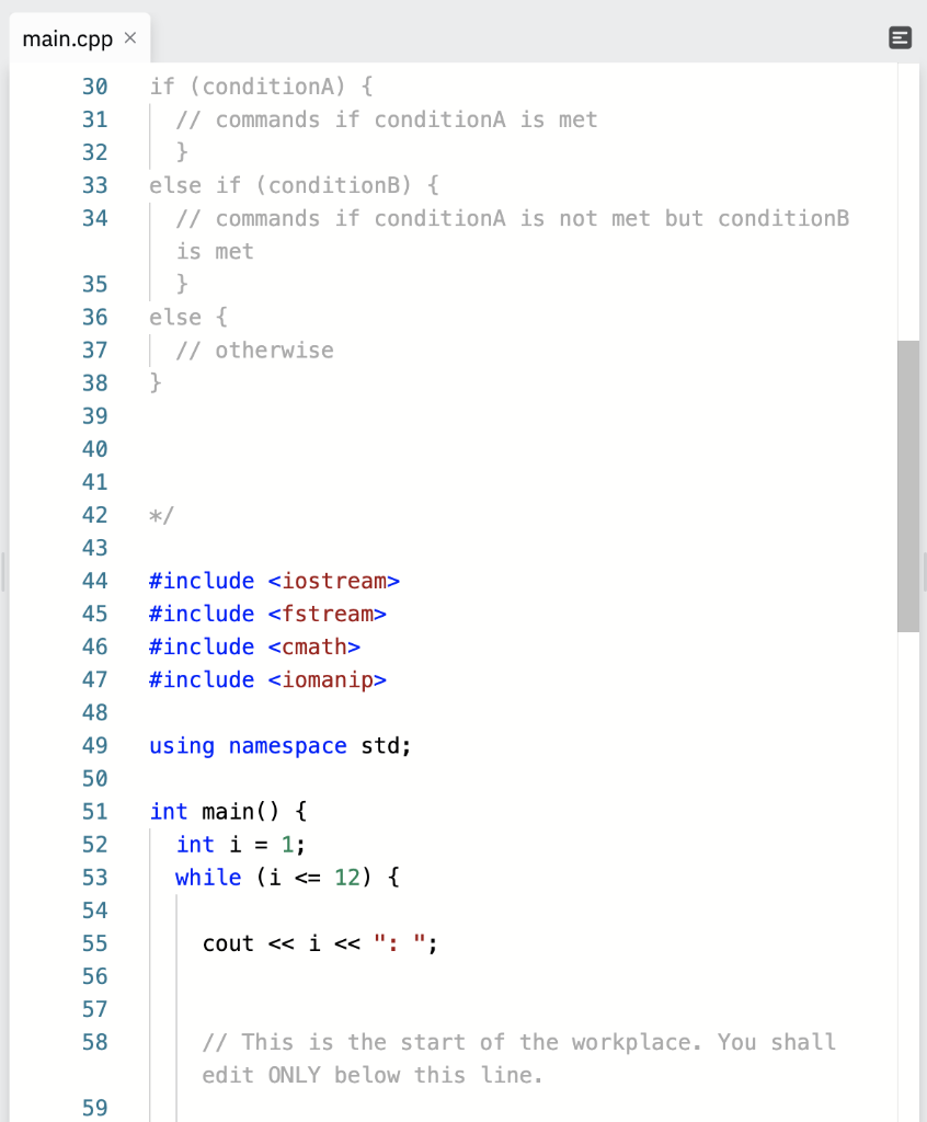 Solved main.cpp x 1 /* Lab 4: IF-ELSE, an actual job | Chegg.com