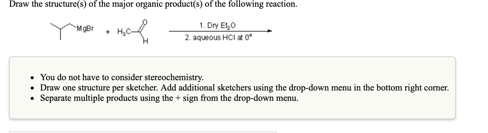 Solved Draw the structure(s) of the major organic product(s) | Chegg.com