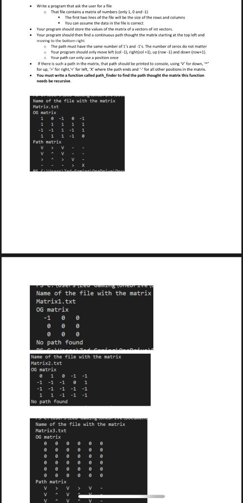 Solved - Write a program that ask the user far a file - That | Chegg.com