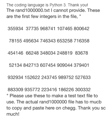 The coding language is python 3. Here is my LCS | Chegg.com