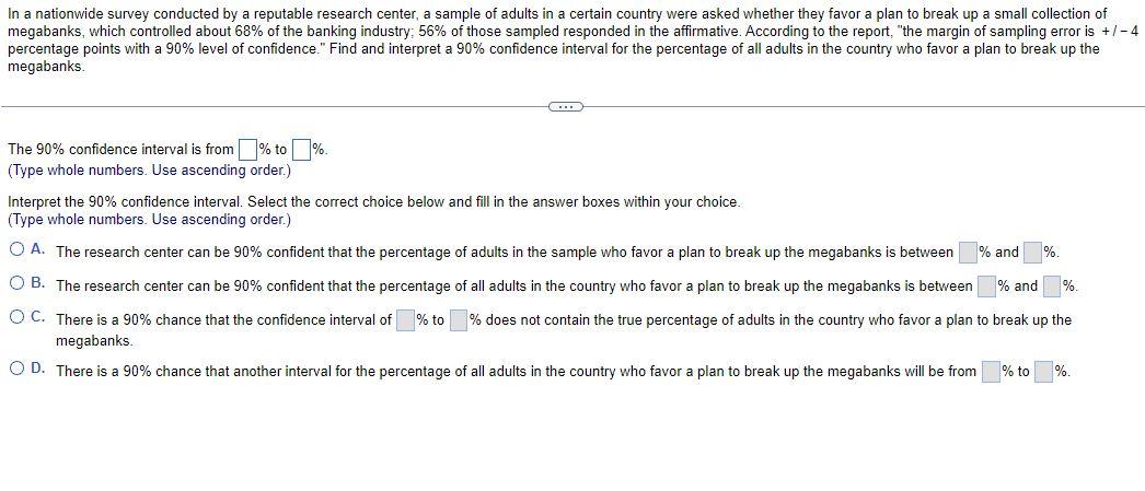 Solved In A Nationwide Survey Conducted By A Reputable | Chegg.com