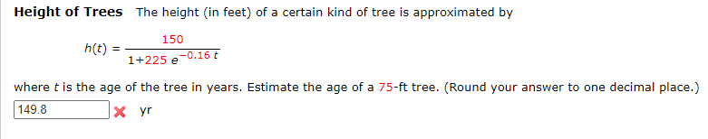 Solved Height of Trees the height (in feet) of a certain | Chegg.com
