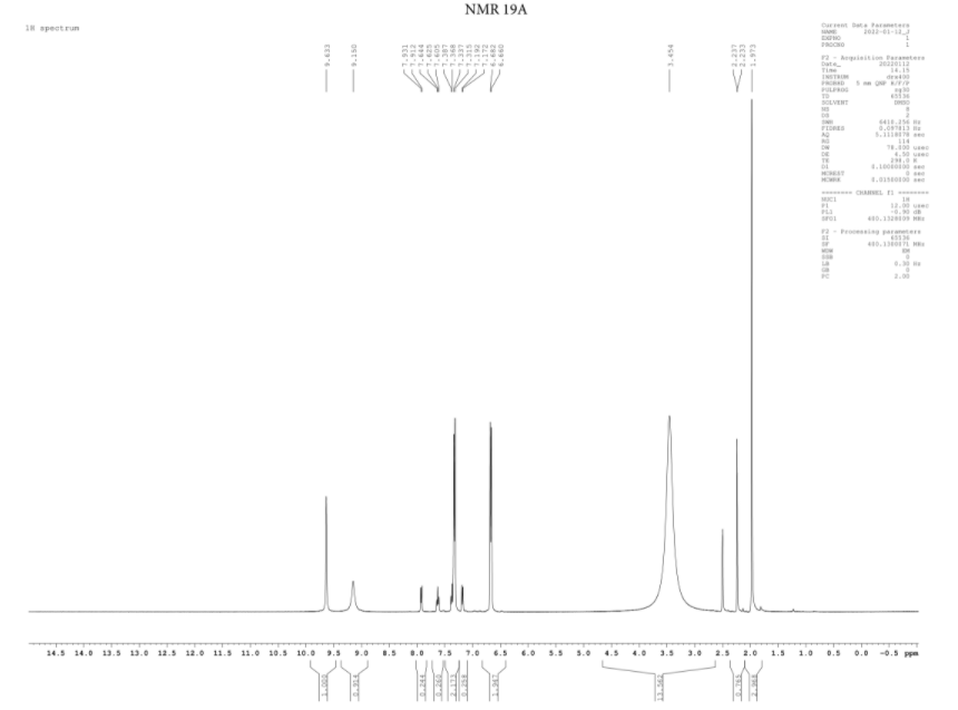 asetaminofen nmr