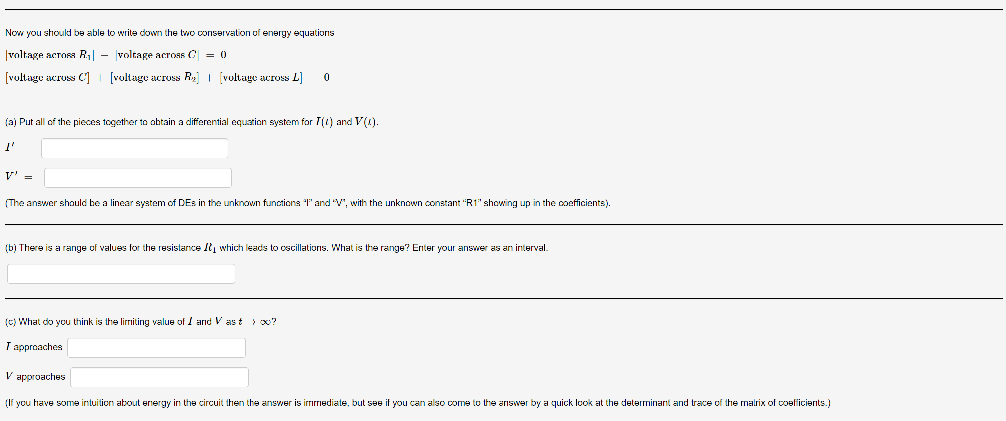 Solved Consider the following circuit consisting of two | Chegg.com