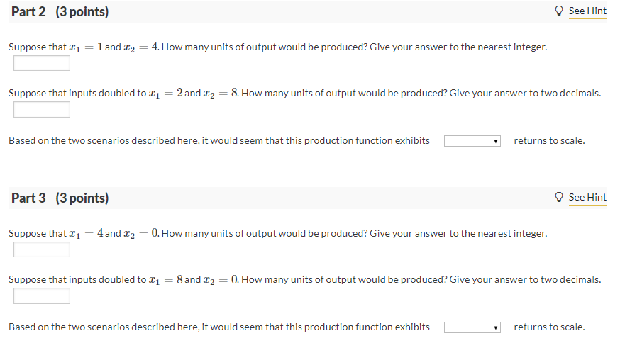Solved Suppose that a firm has the production function f(x1, | Chegg.com