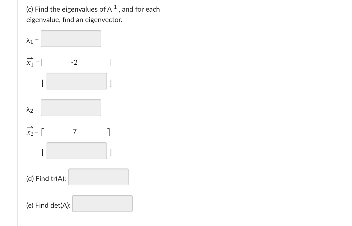 Solved Answer the following questions about the given matrix | Chegg.com