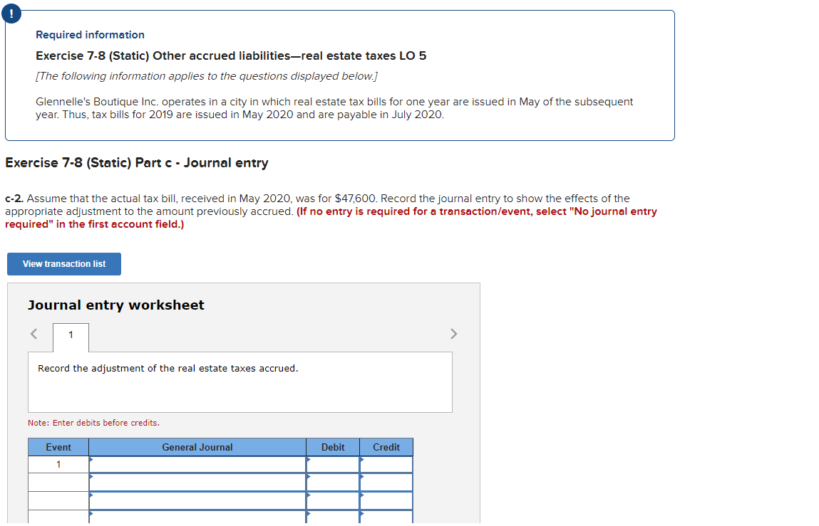 Solved ! Required information Exercise 78 (Static) Other