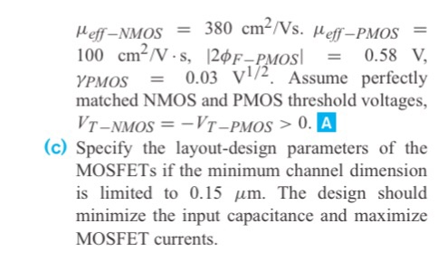 Cmos Vt Formula 16.9 The threshold voltage of a CMOS inverter (VTI) | Chegg.com