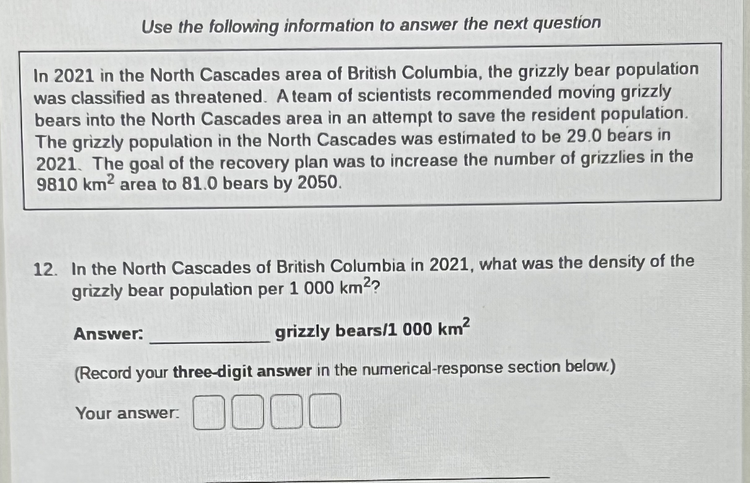 Solved Use the following information to answer the next | Chegg.com