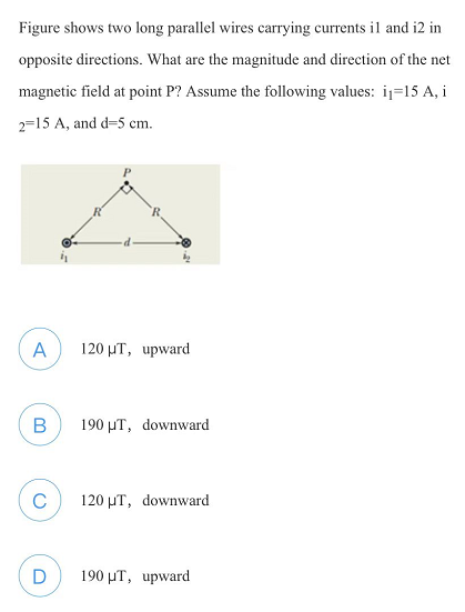 Solved Figure shows two long parallel wires carrying | Chegg.com