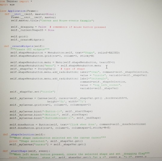 Solved D, your task is to add a line draw option to the | Chegg.com