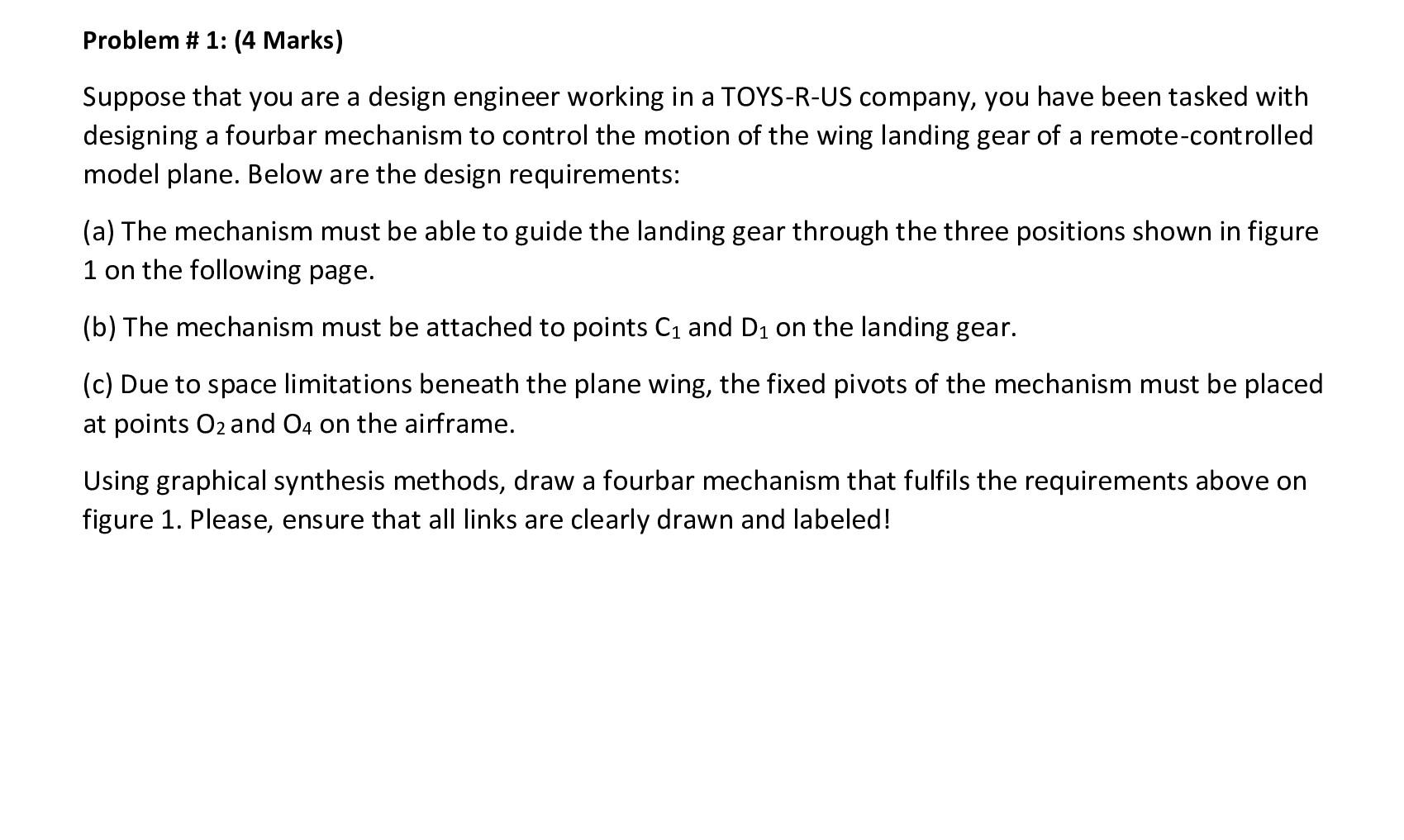 Solved Problem #1: (4 Marks) Suppose That You Are A Design | Chegg.com