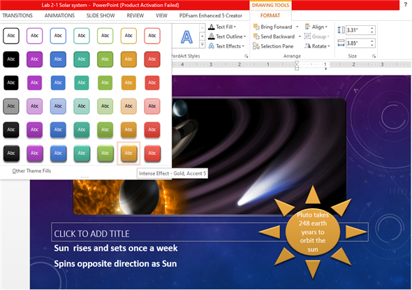 Solved Creating A Presentation Inserting Photos Applying Pictur Chegg Com