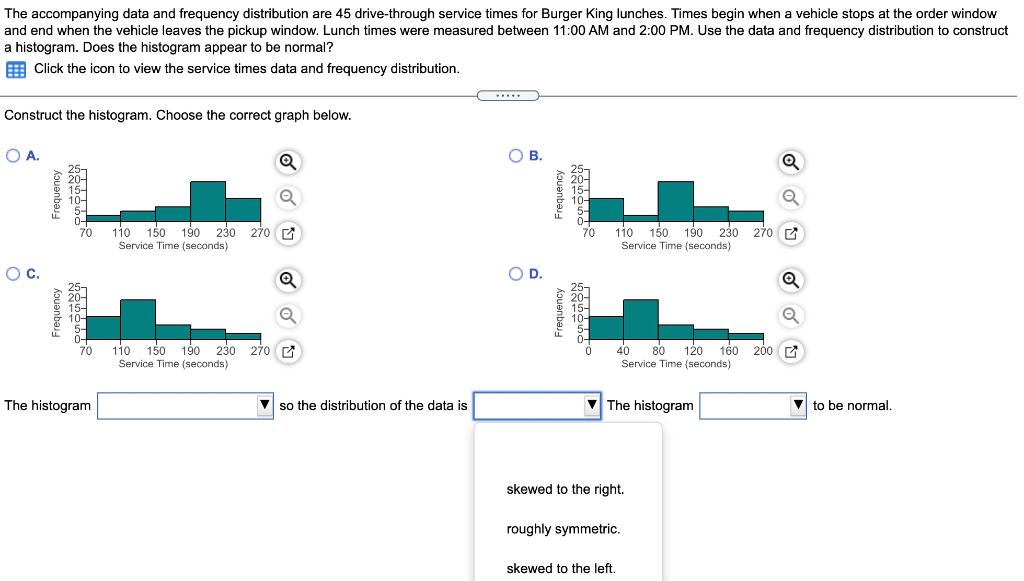 Solved The Accompanying Data And Frequency Distribution Are | Chegg.com