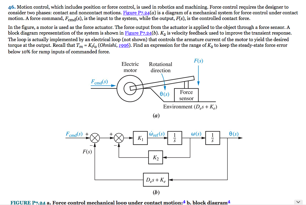 force control in robotics