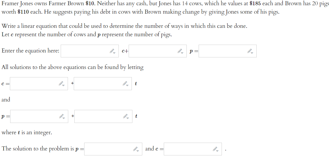 Solved Framer Jones owns Farmer Brown $10. Neither has any | Chegg.com