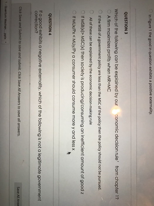 Solved s Question Completion Status: QUESTION 1 which of the | Chegg.com