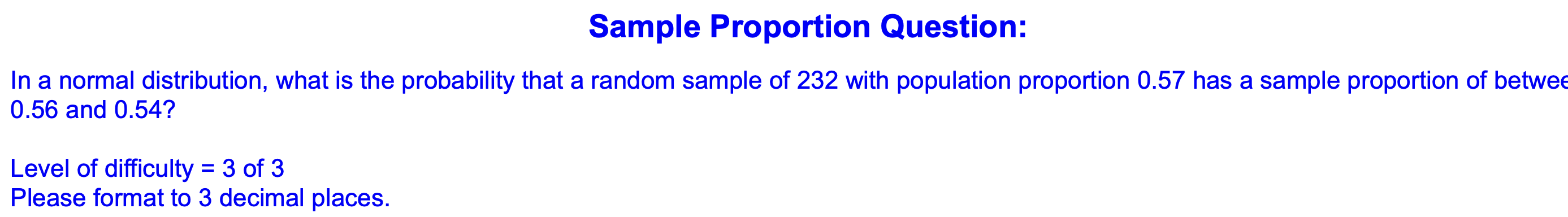 Solved Sample Proportion Question: In a normal distribution, | Chegg.com