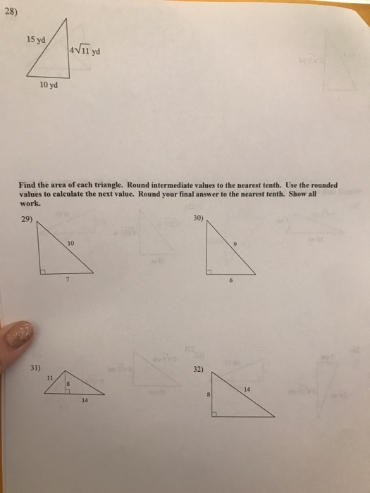 Solved Find the missing length indicated. Leave your answer | Chegg.com