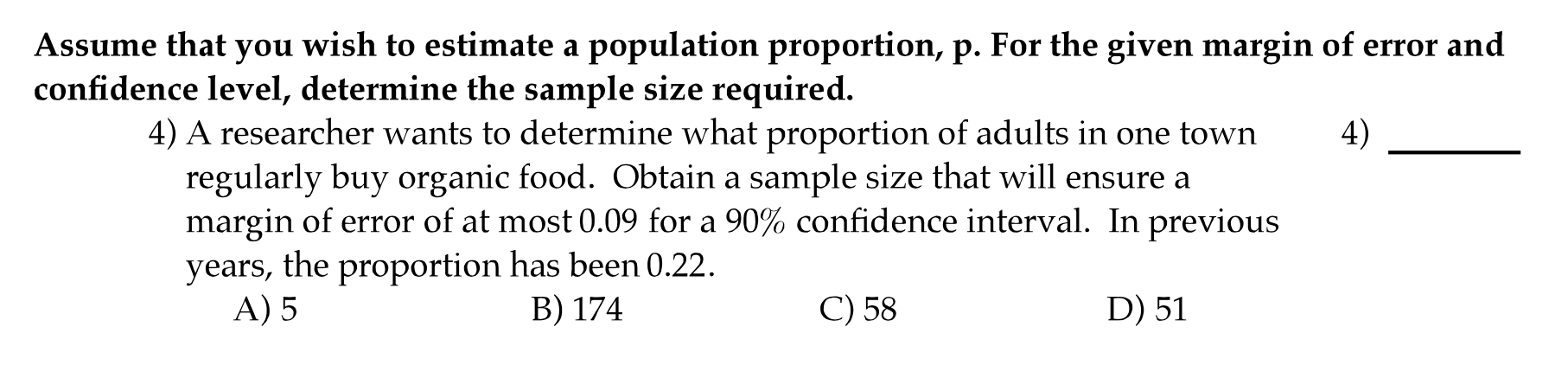 Solved Assume that you wish to estimate a population | Chegg.com
