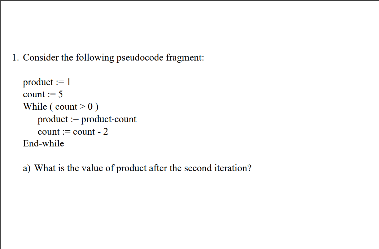 Solved Worksheet 1 Intro To Algorithms 1. Consider The | Chegg.com