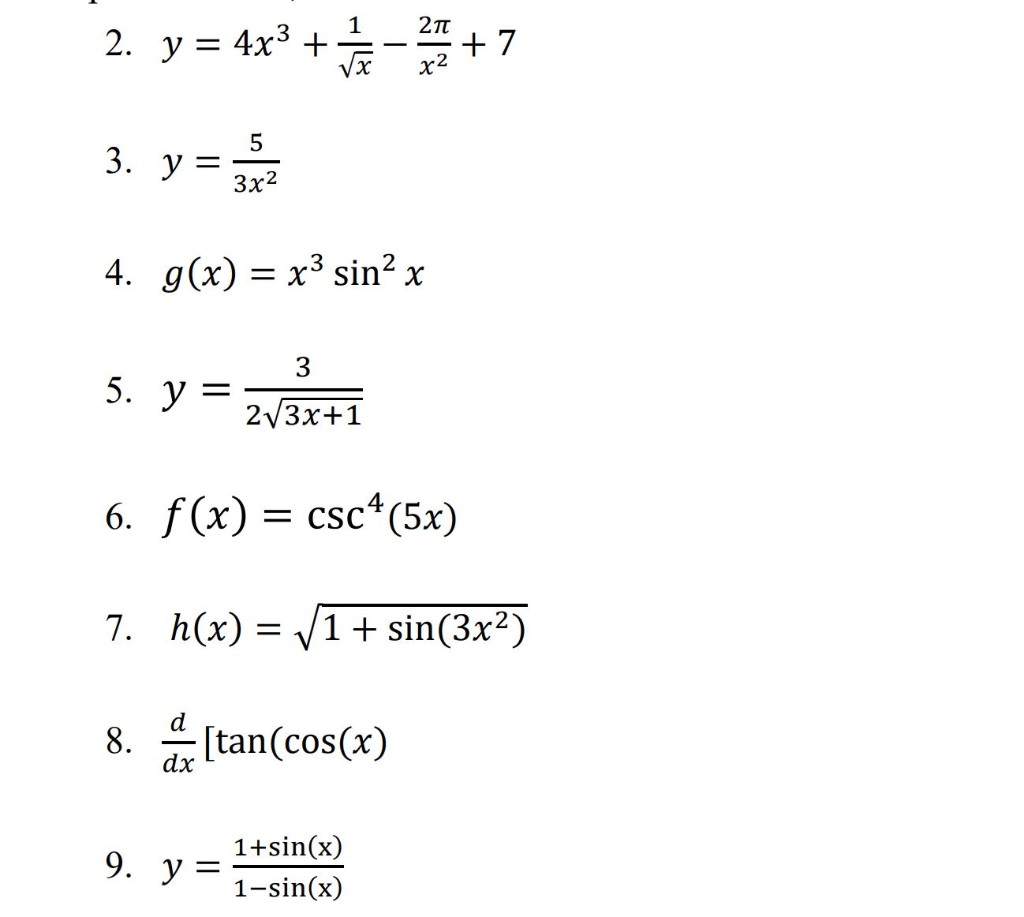 Solved Need help on my review?! In problems 2-7, use the | Chegg.com