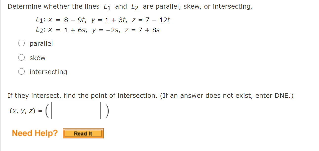 solved-determine-whether-the-lines-l1-and-l2-are-parallel-chegg