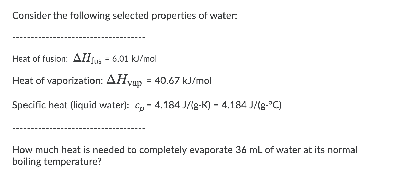 Solved When water boils, it. gets hotter while absorbing