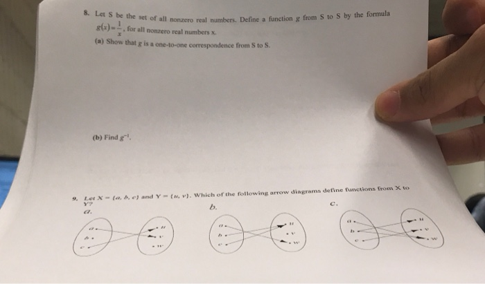 Solved 8. Let S be the set of all nonzero real numbers. | Chegg.com