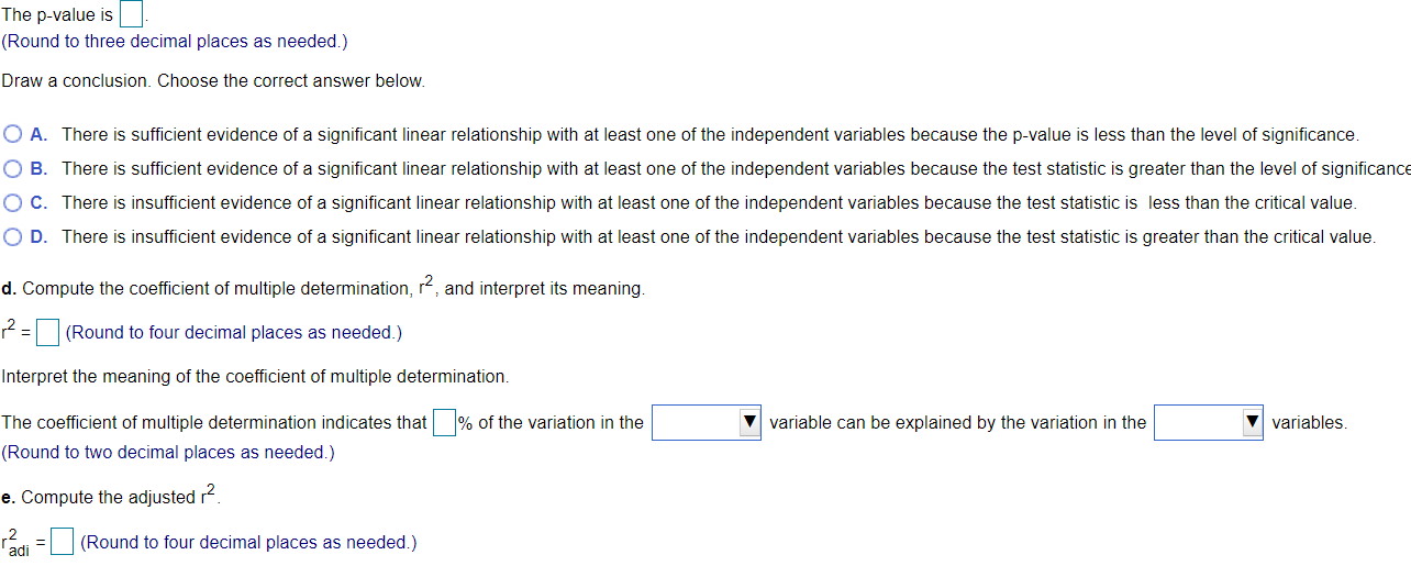 Solved The ANOVA summary table to the right is for a | Chegg.com