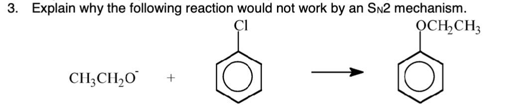 Solved 3. Explain why the following reaction would not work | Chegg.com