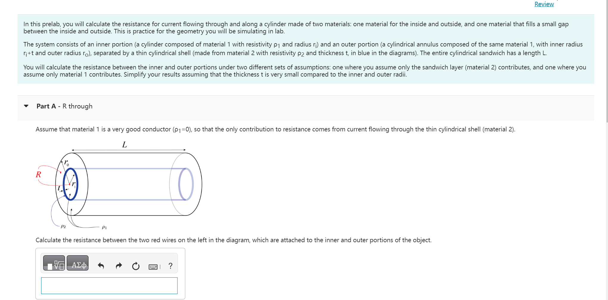 Solved n this prelab, you will calculate the resistance for 