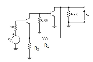 Solved The partial ac equivalent circuit of an amplifier is | Chegg.com