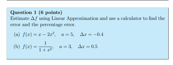 Linear approximation calculator new arrivals