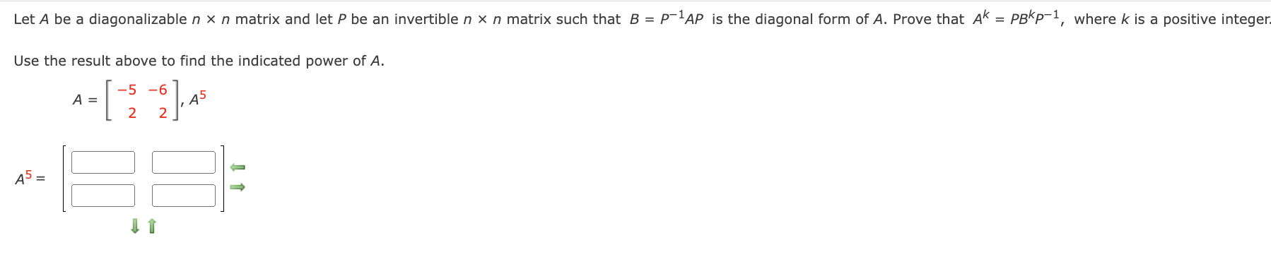 Solved Let A Be A Diagonalizable N×n Matrix And Let P Be An | Chegg.com ...