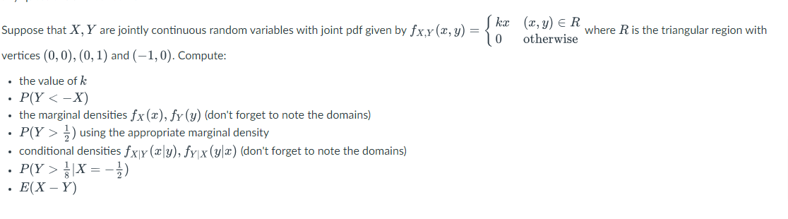 Solved Suppose That X,Y ﻿are Jointly Continuous Random | Chegg.com