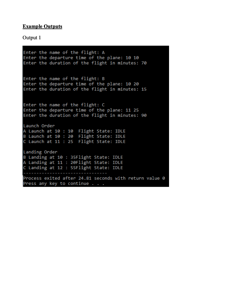 Solved Assignment Write a program that will track certain | Chegg.com